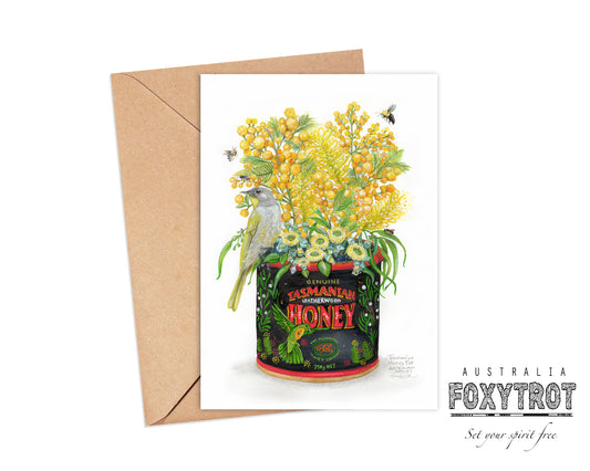 Tasmanian Honey Pot Card