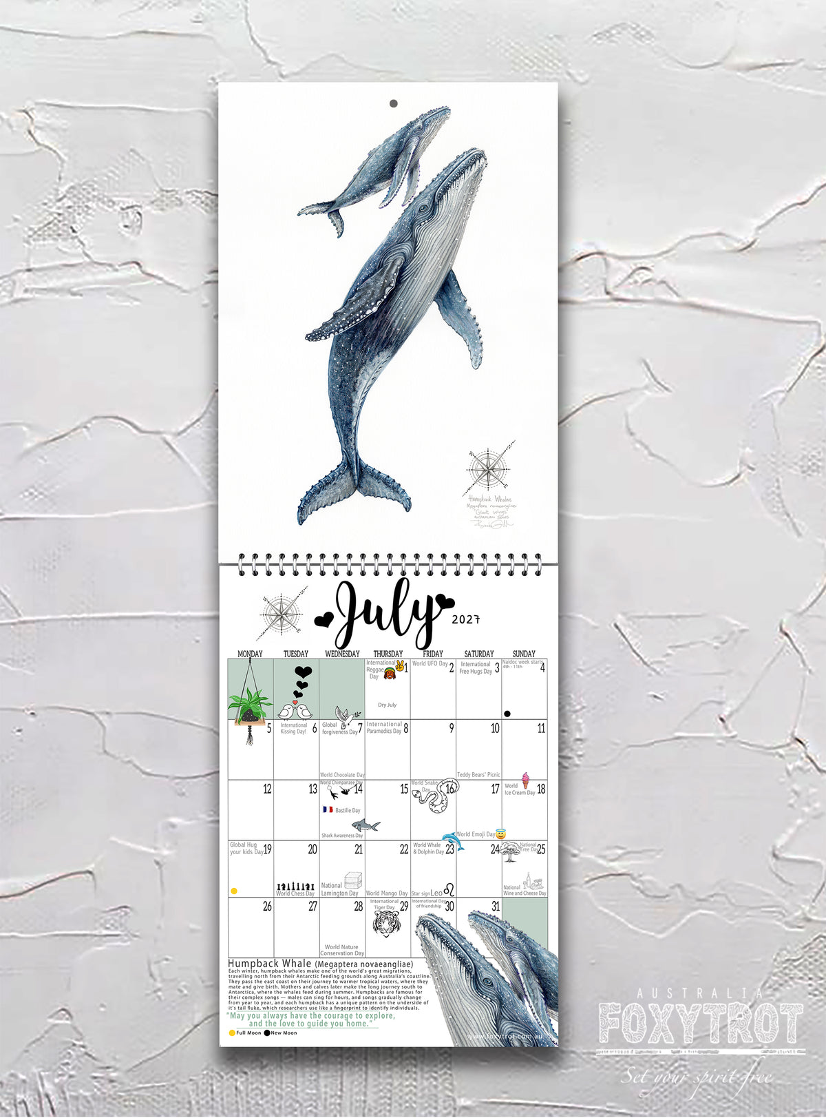 2027 Calendar - All Things Australian