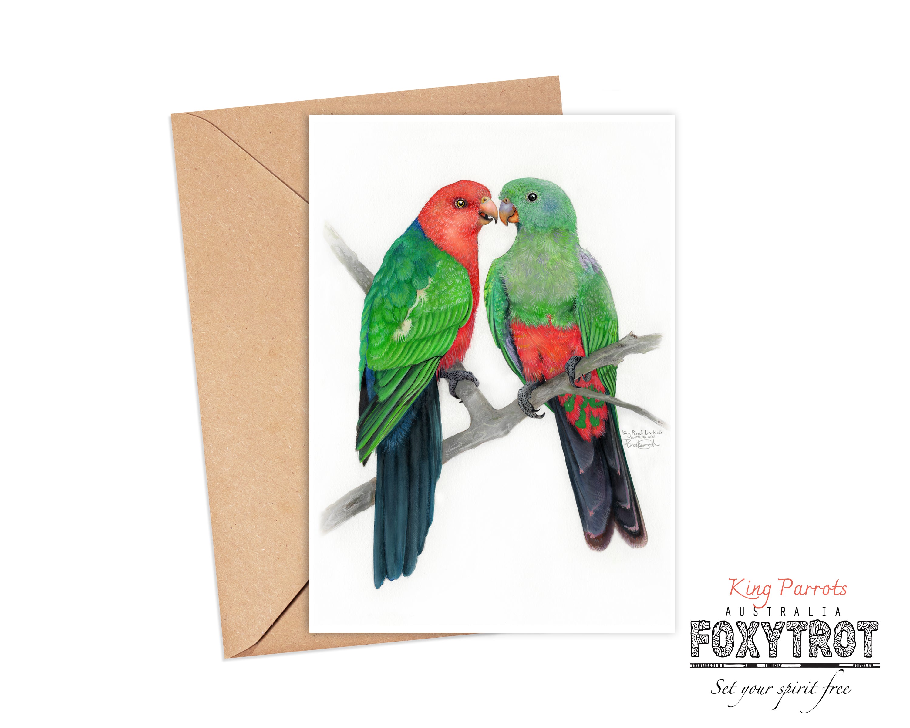 King Parrots Card