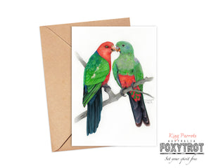 King Parrots Card