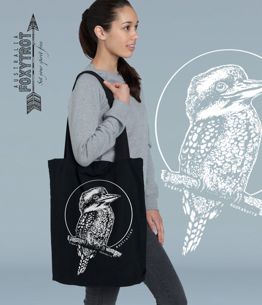 Kookaburra Canvas Tote Bag