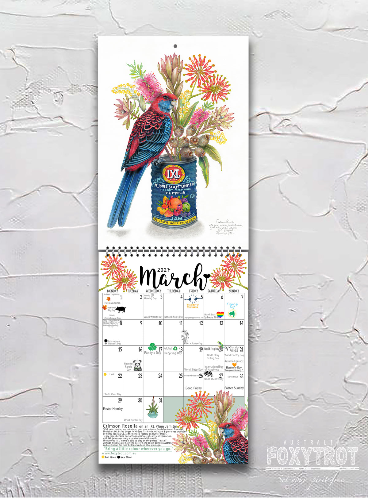 2027 Calendar - All Things Australian