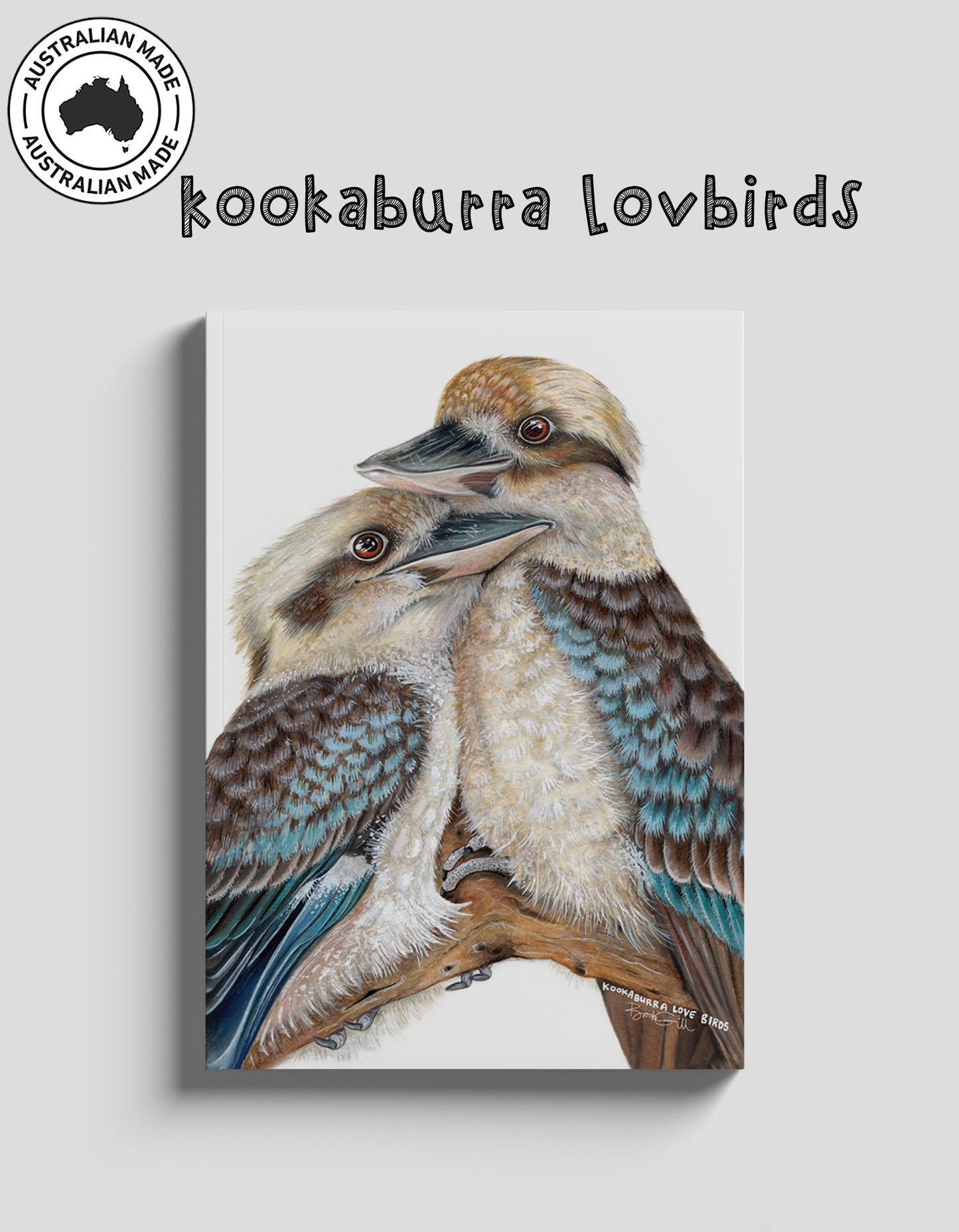 Kookaburra Lovebirds A5 Notebook