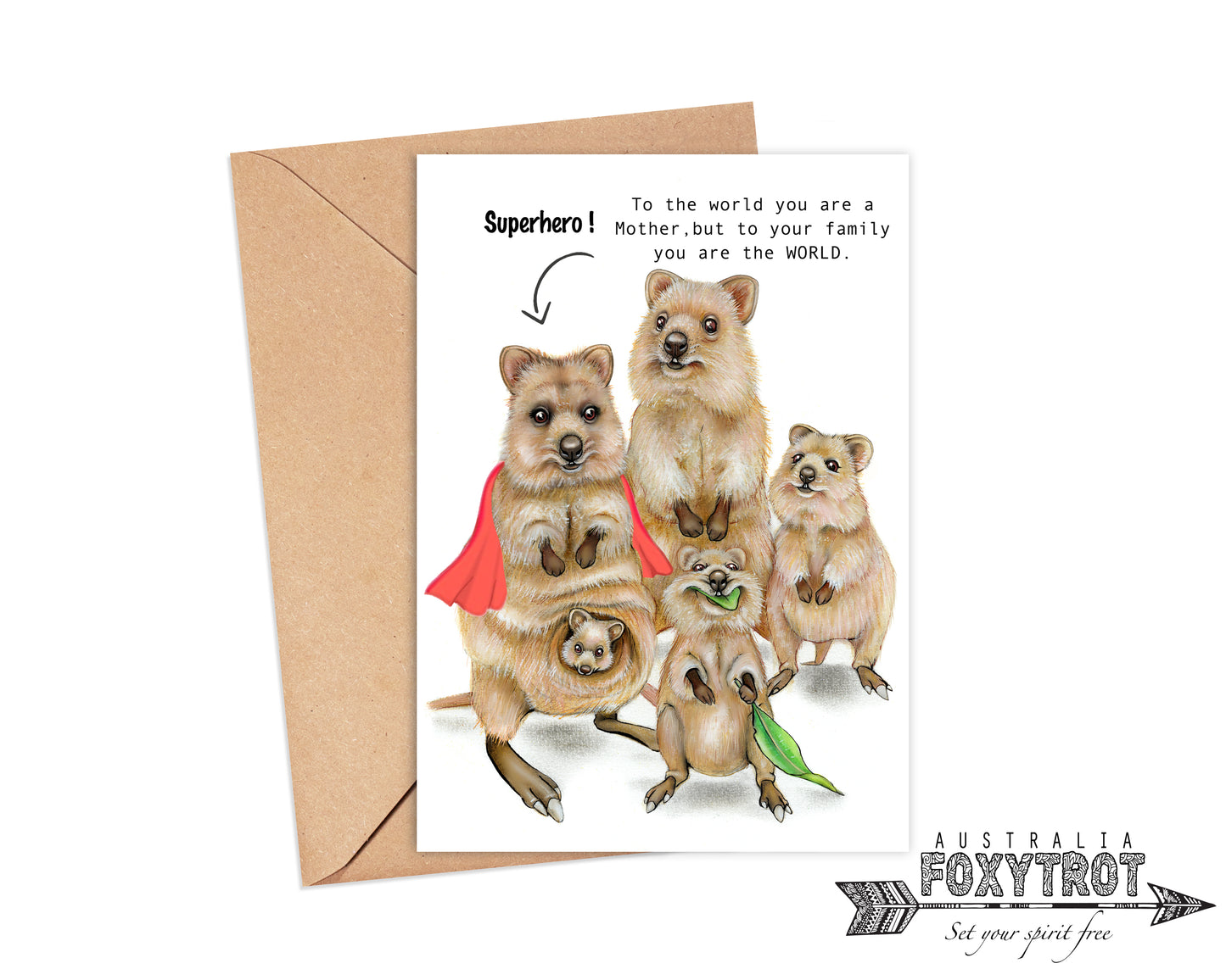 Mother's Day Quokka Card