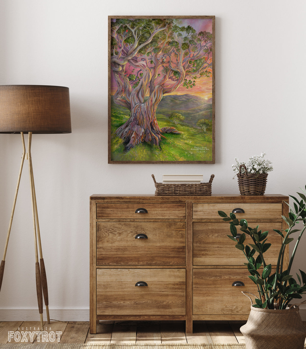 Snow Gum Sunset