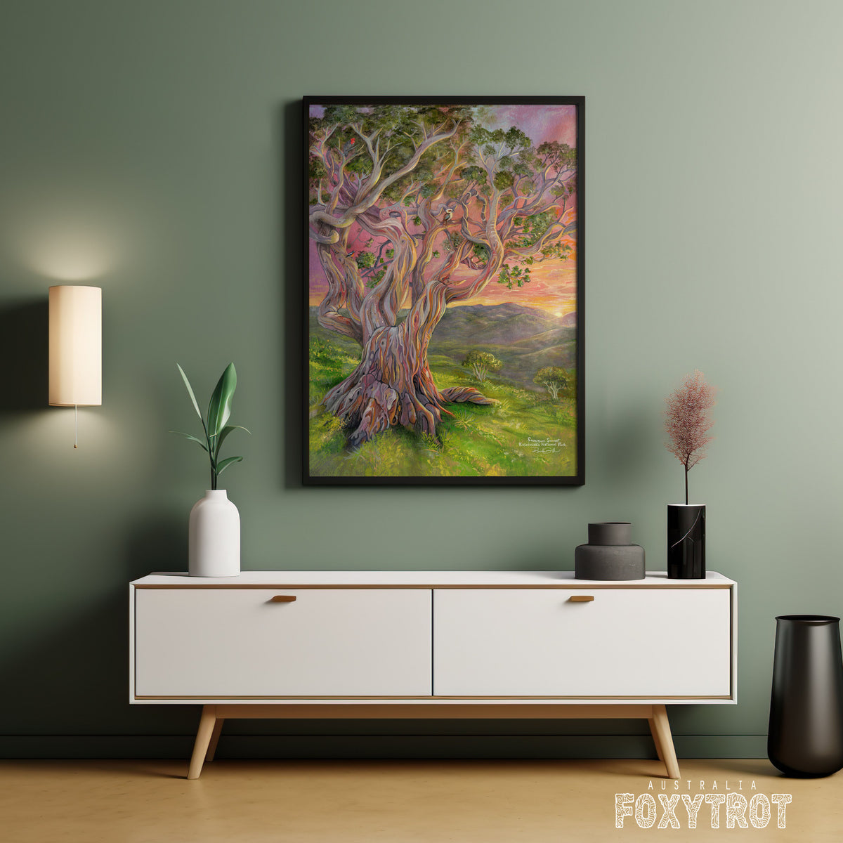 Snow Gum Sunset