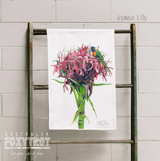 Gymea Lily Tea Towel