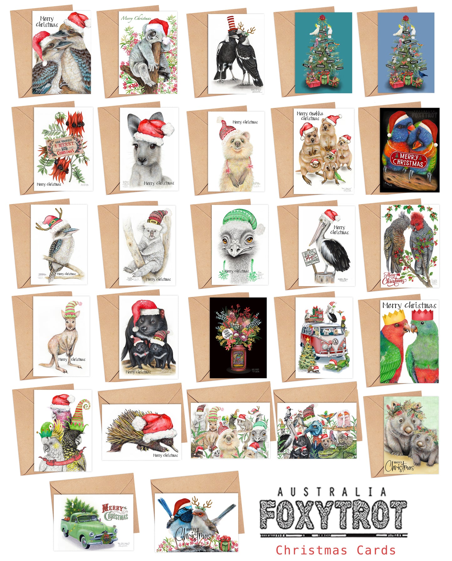 5 pack of Christmas Cards