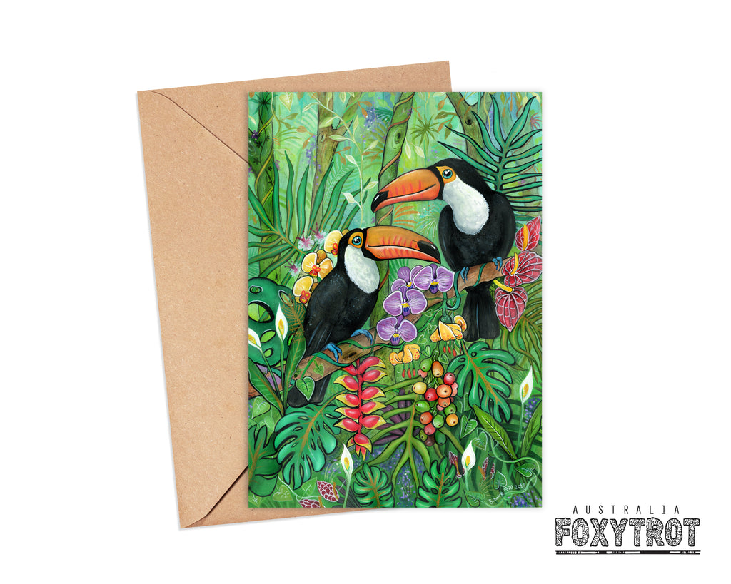 Jungle Toucans Card