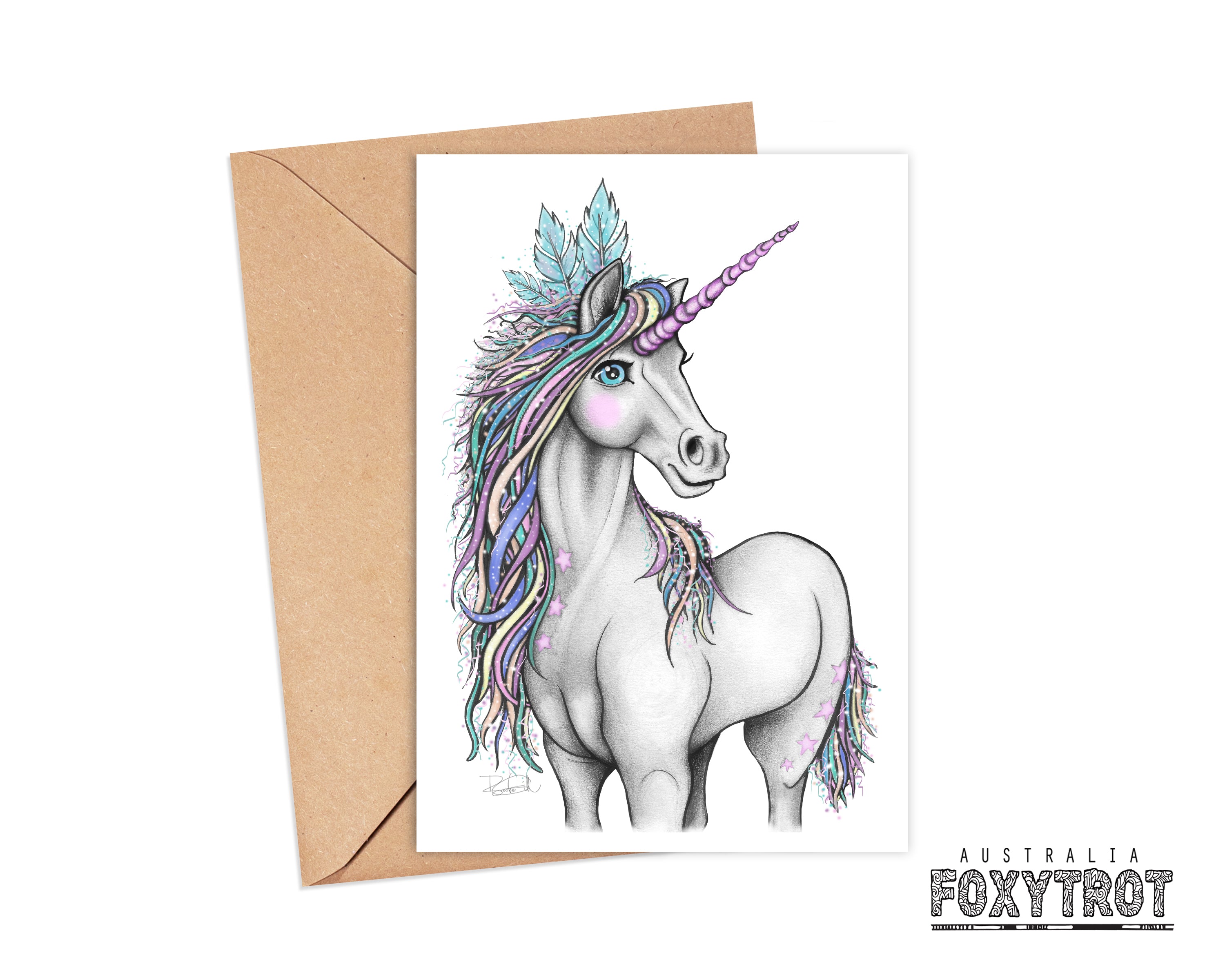 Just Believe Unicorn Card