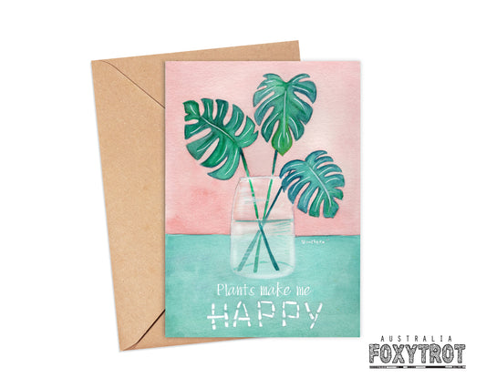 Happy Plants Card