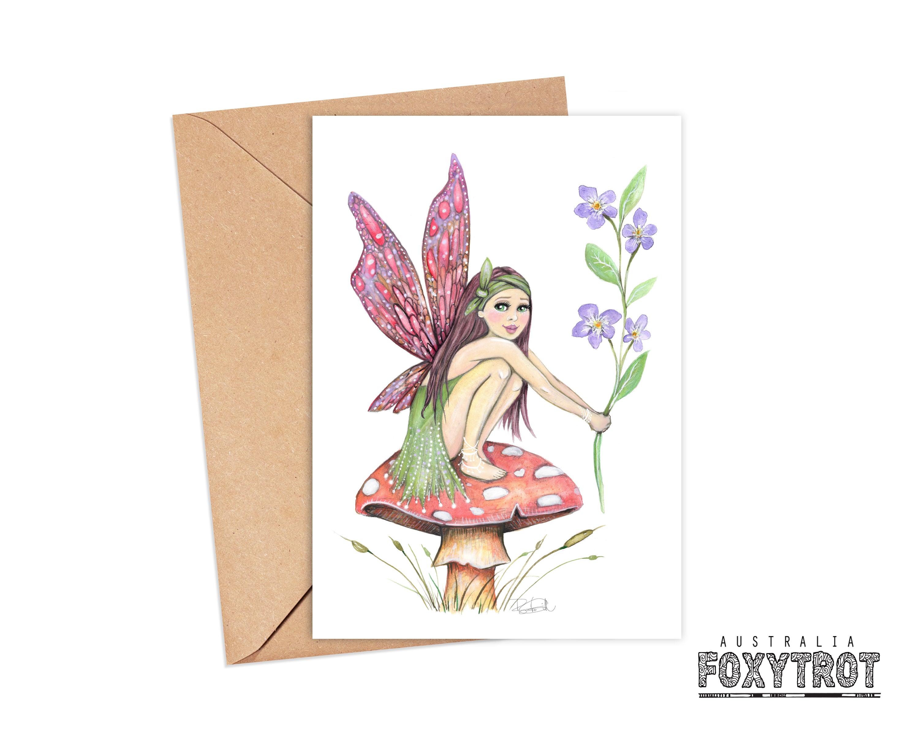 Violet Fairy Card