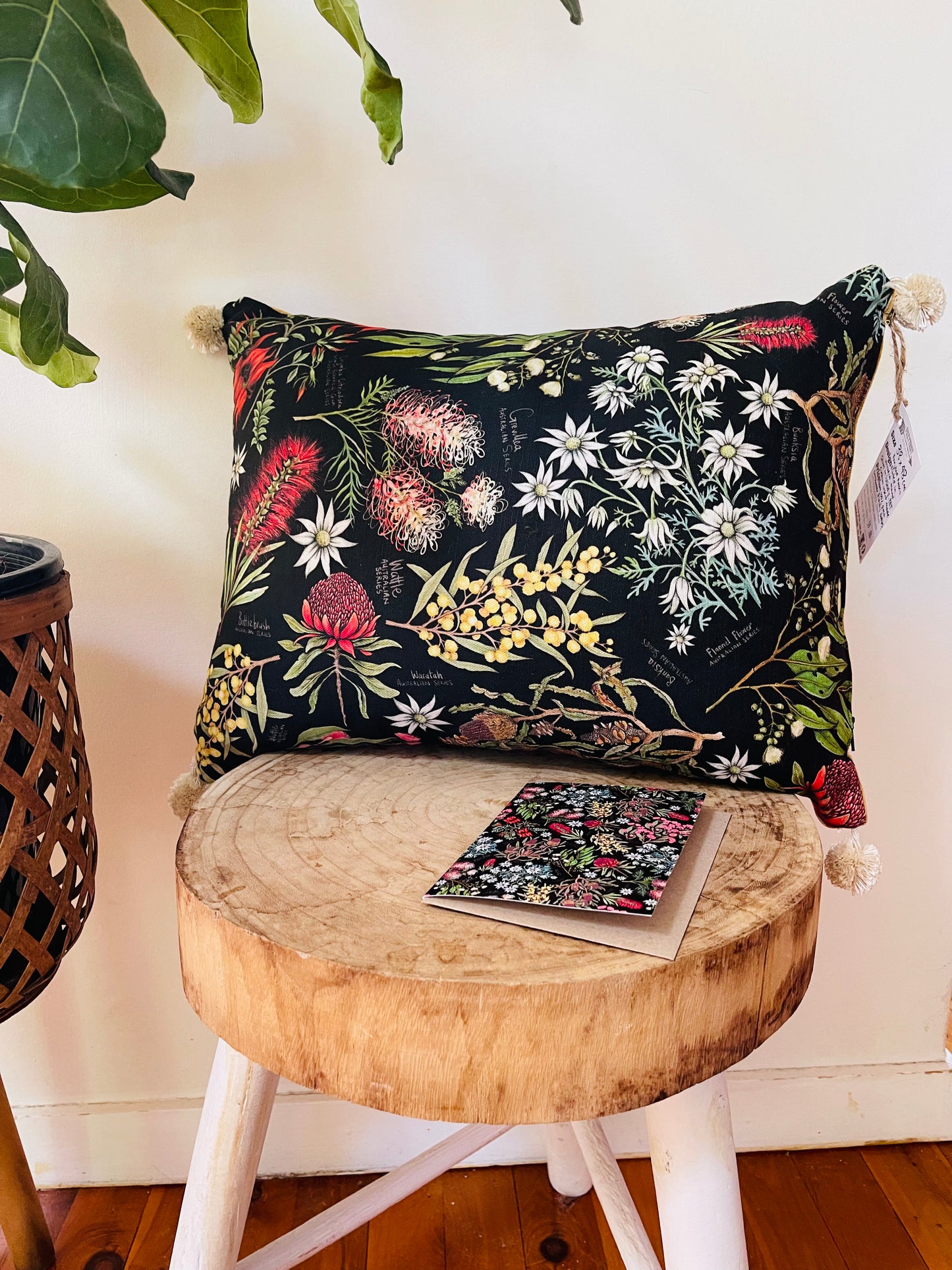 Australian Botanics Pom Pom Cushion Small