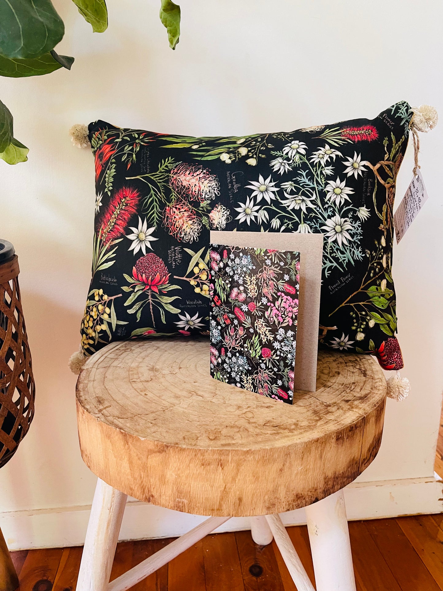 Australian Botanics Pom Pom Cushion Small