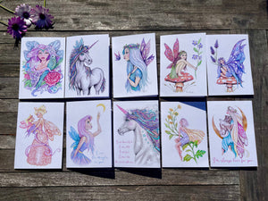 10 Pack Mythical Creatures Gift Cards