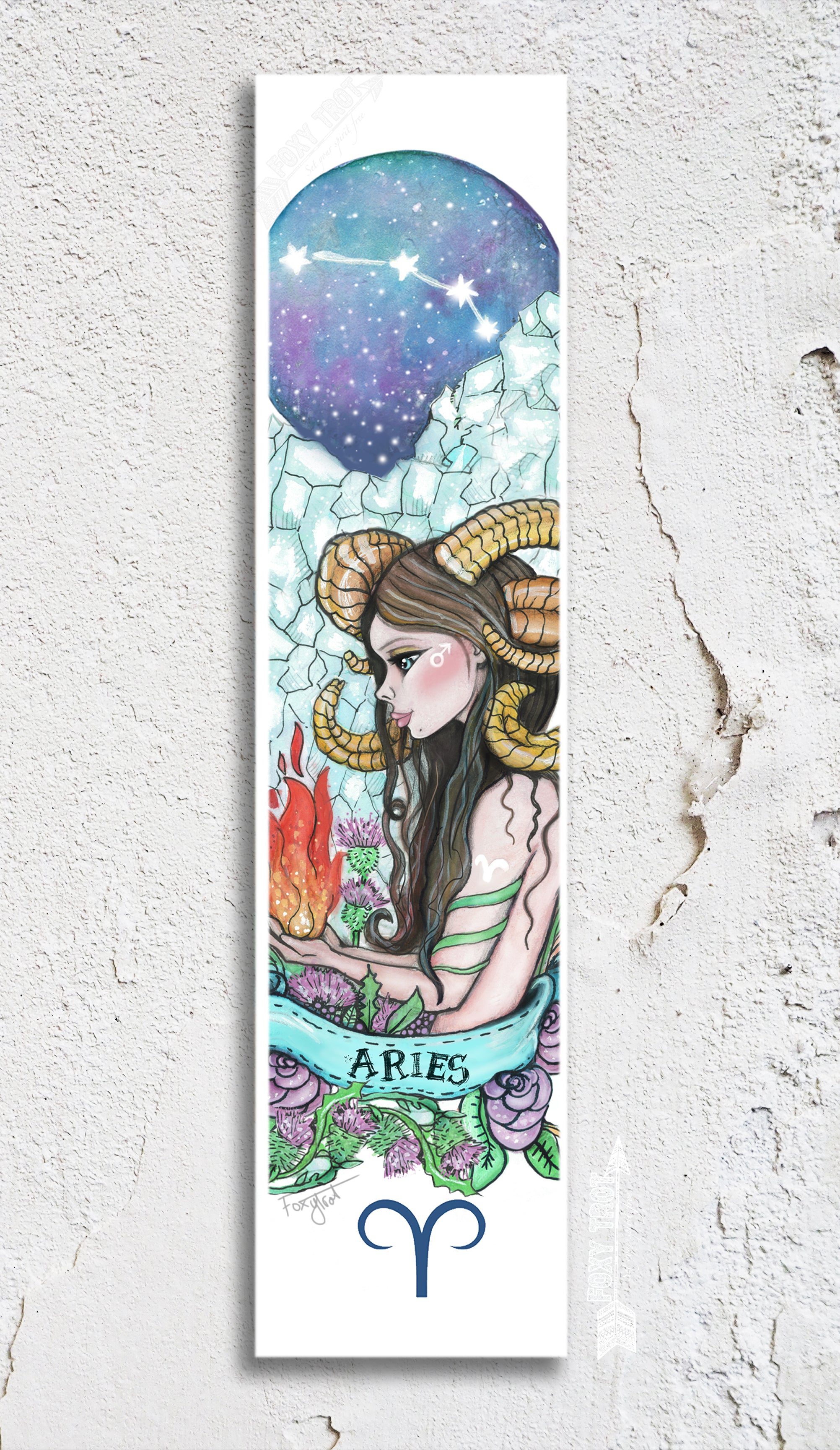 Zodiac Aries Bookmark