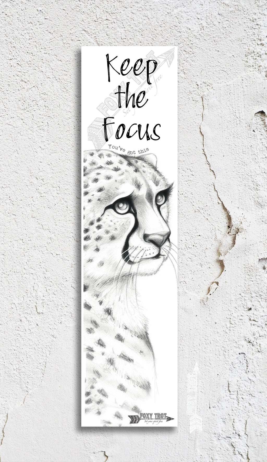 Mumma Cheetah Inspirational Bookmark