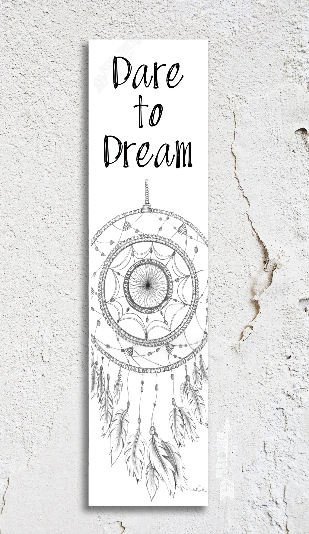 Dare to Dream Inspirational Bookmark