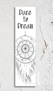 Dare to Dream Inspirational Bookmark