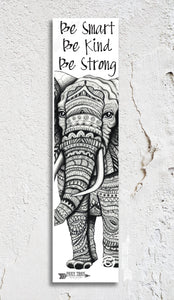 Elephant Inspirational Bookmark