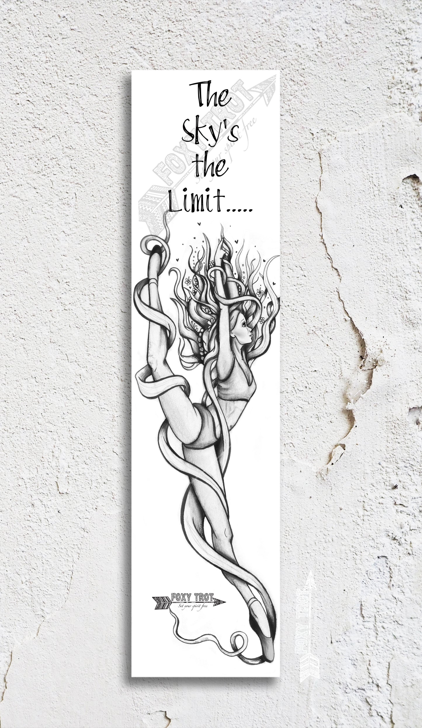 Sky's The Limit Inspirational Bookmark