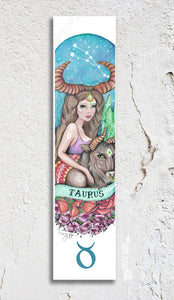 Zodiac Taurus Bookmark