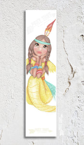 Mermaid Tiger-Lily Bookmark