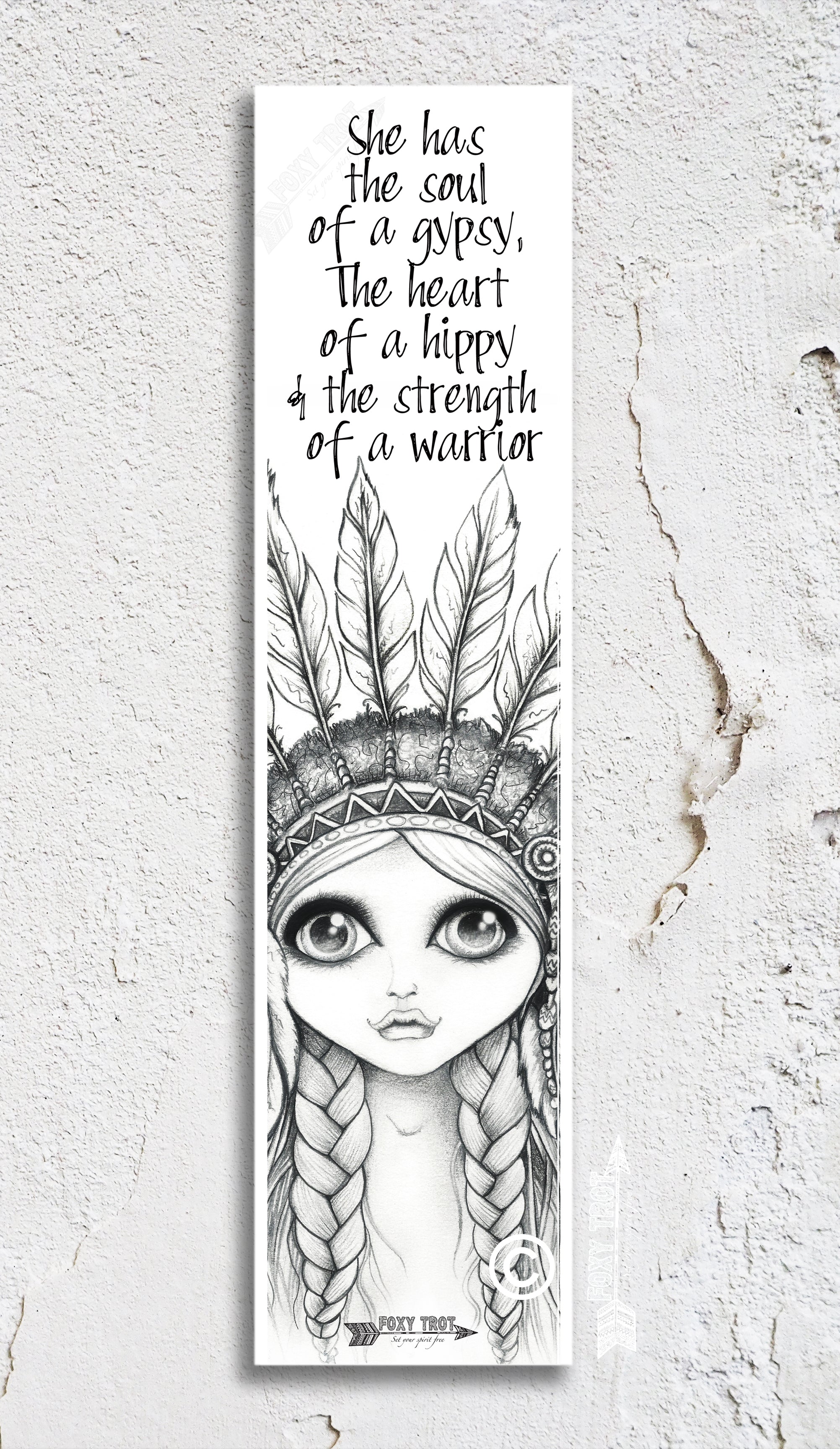 Warrior Princess Inspirational Bookmark