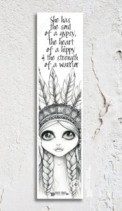 Warrior Princess Inspirational Bookmark