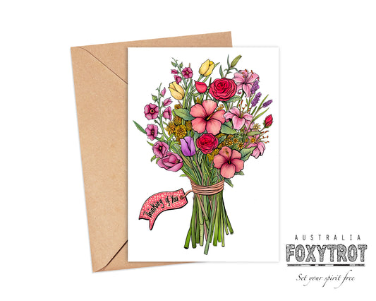 Bunches Card - Thinking of You