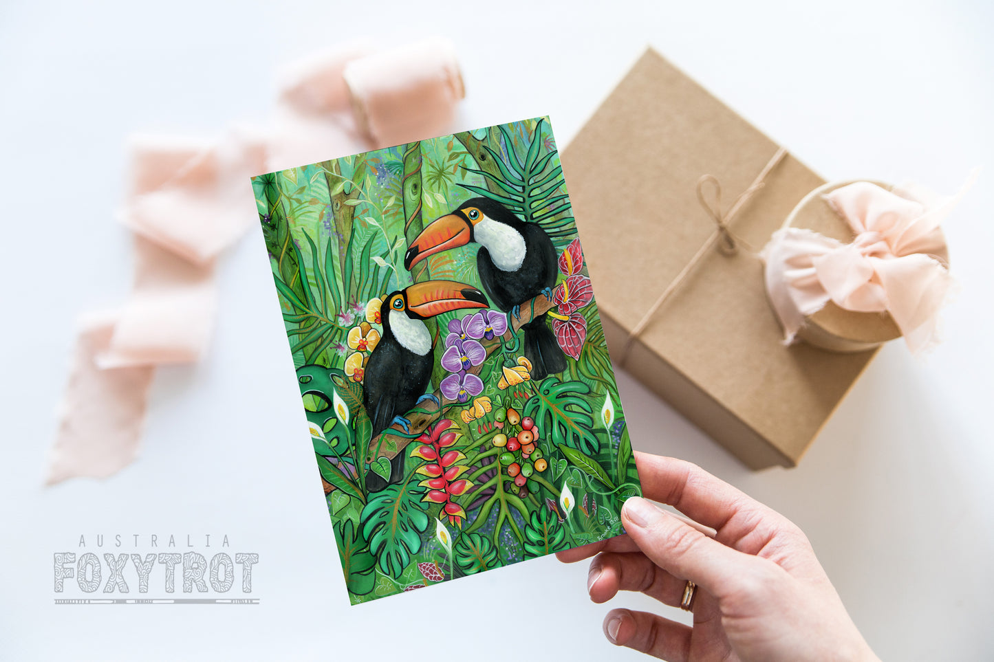Jungle Toucans Card