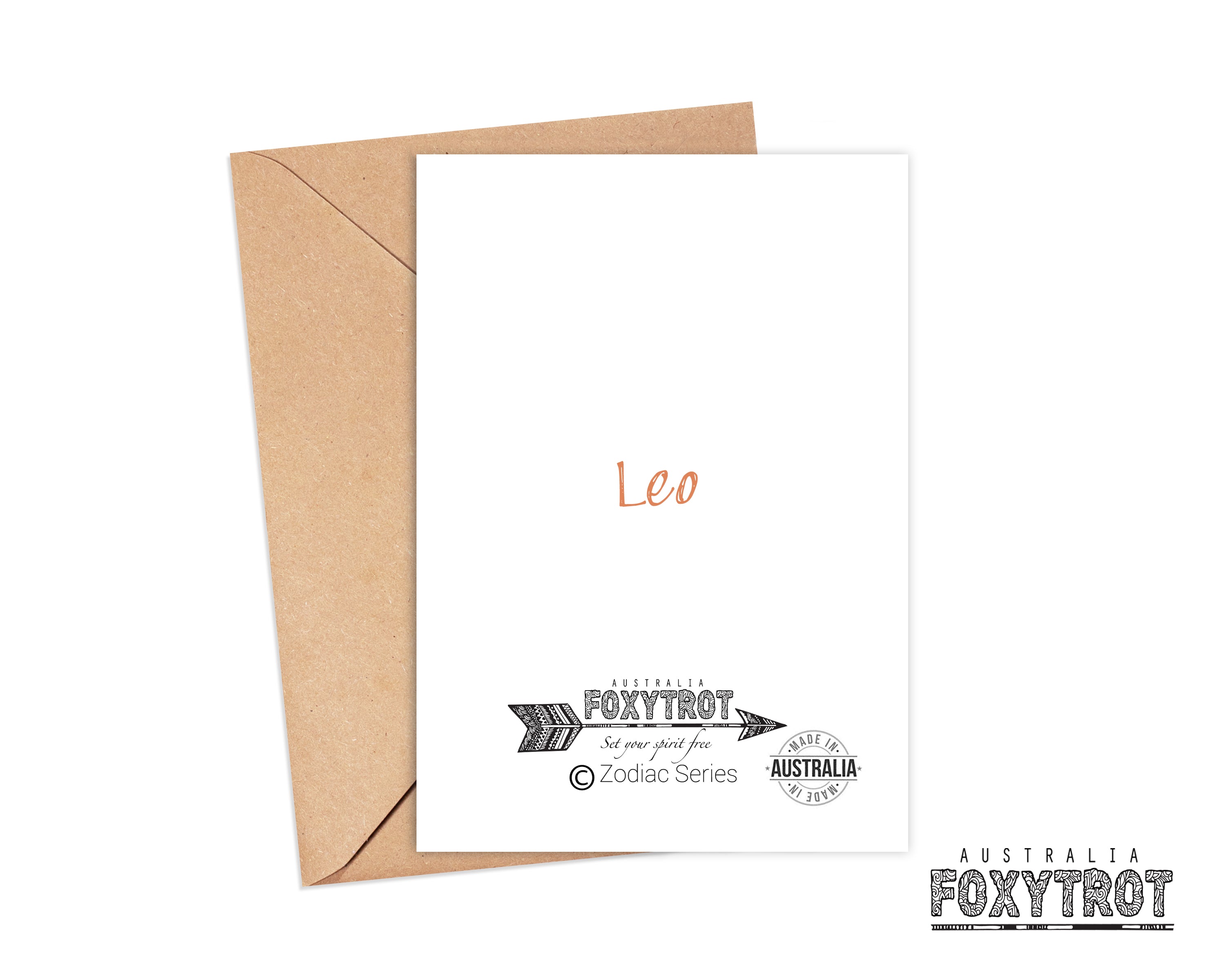 Zodiac Leo Card