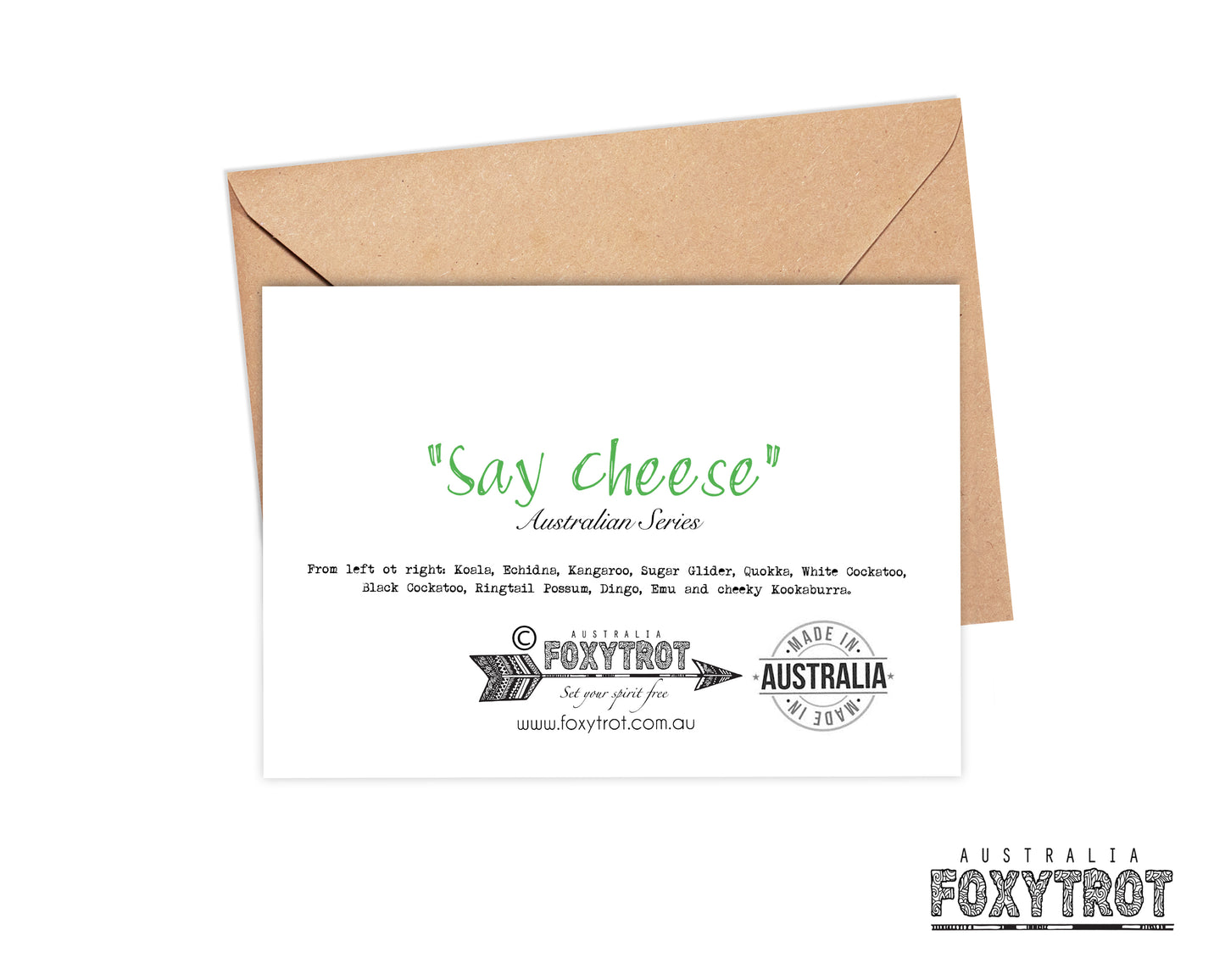 Say Cheese Card