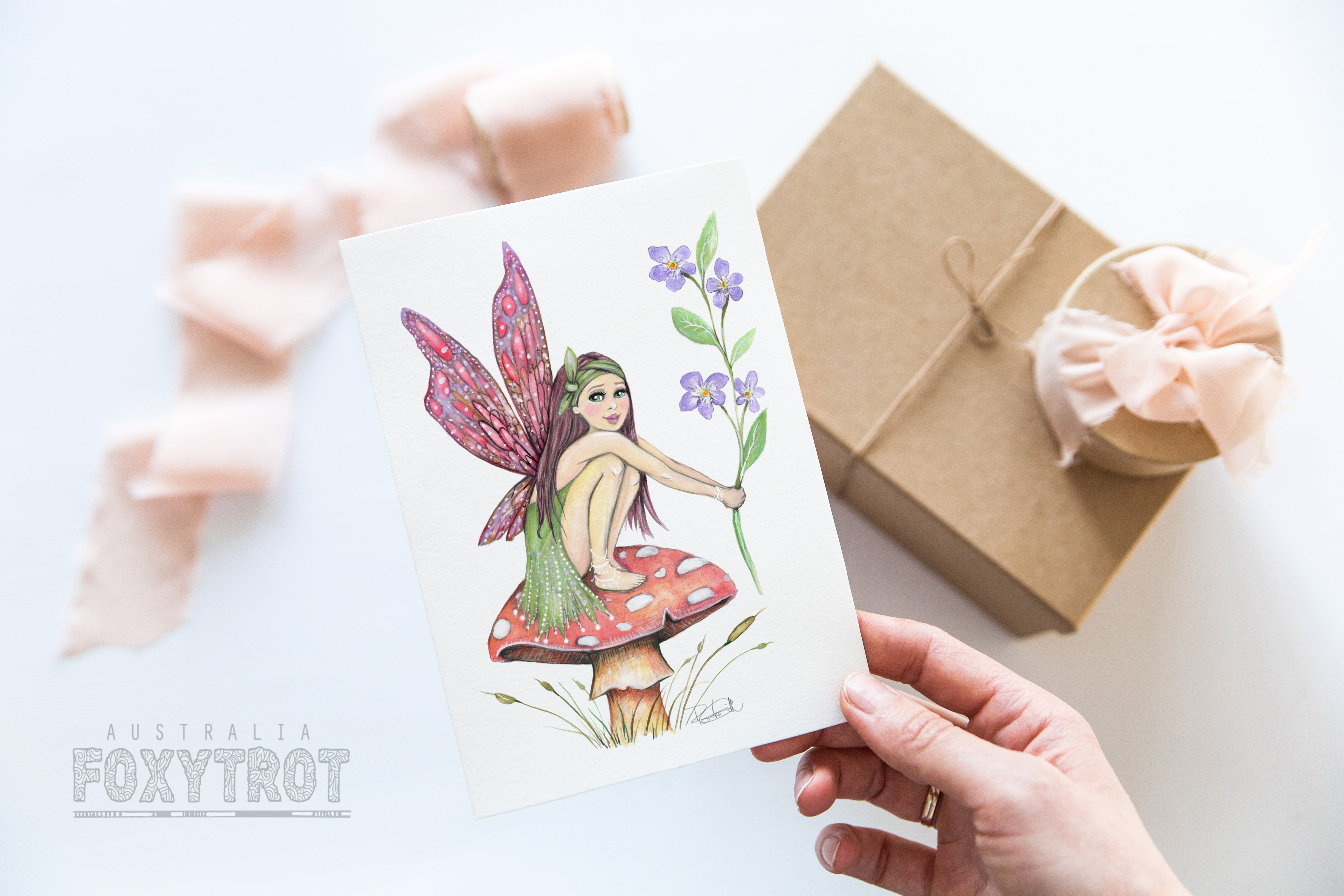 Violet Fairy Card