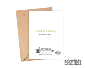 You are my everything Card