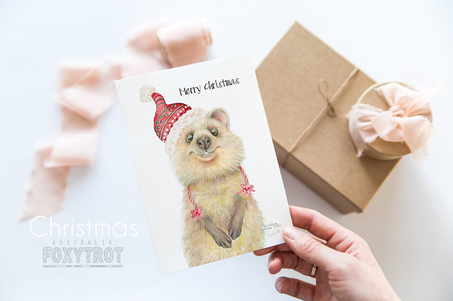 Quokka Christmas Card
