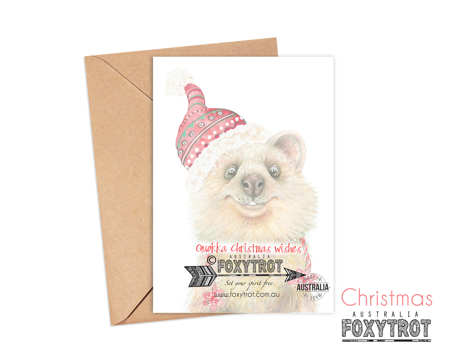 Quokka Christmas Card