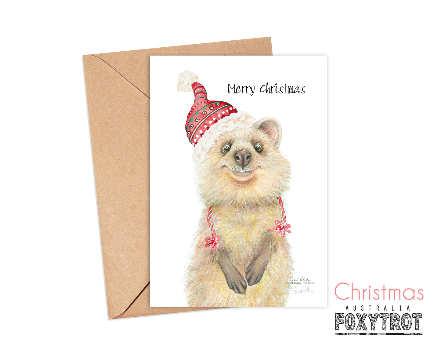 Quokka Christmas Card