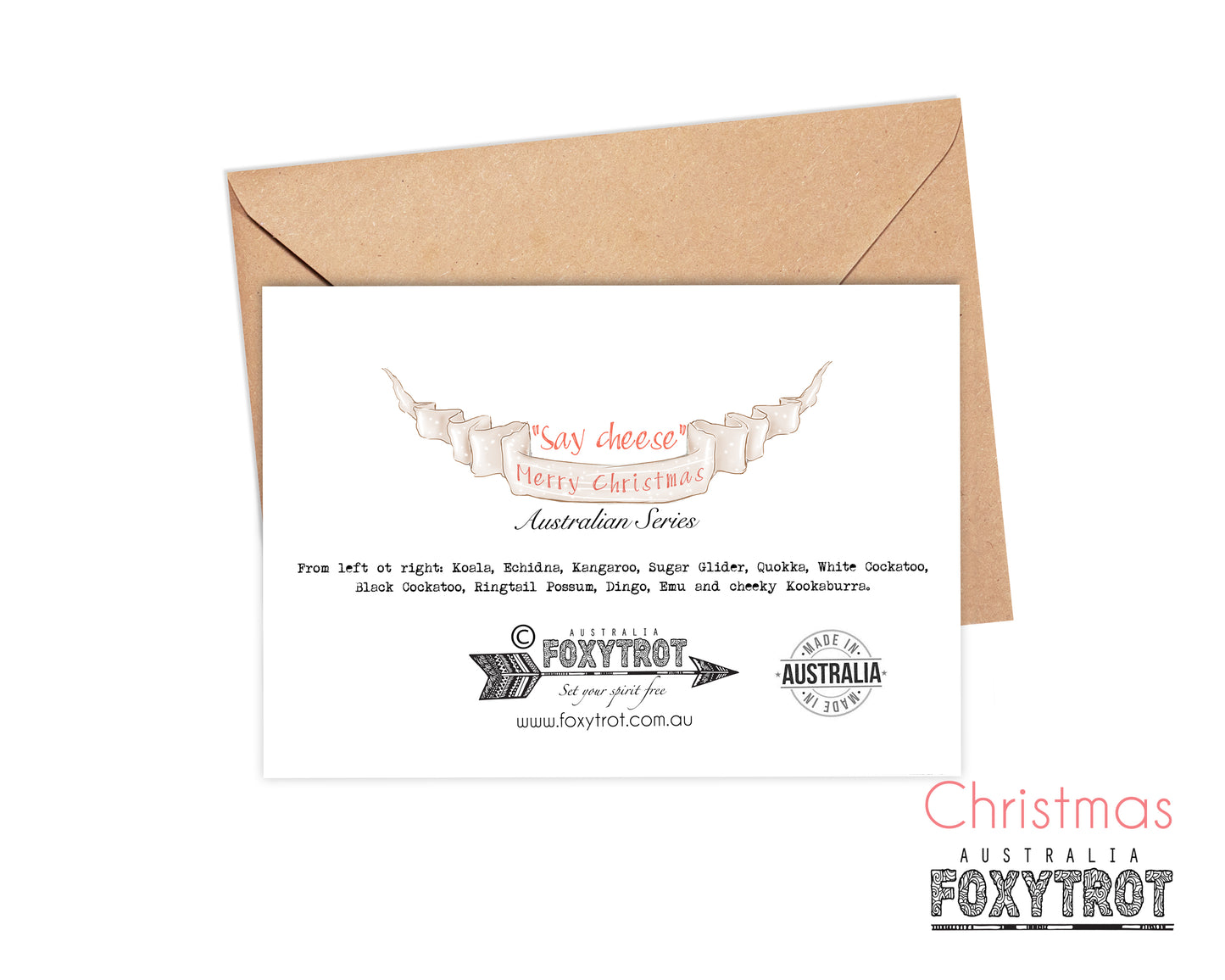 Say Cheese Christmas Card