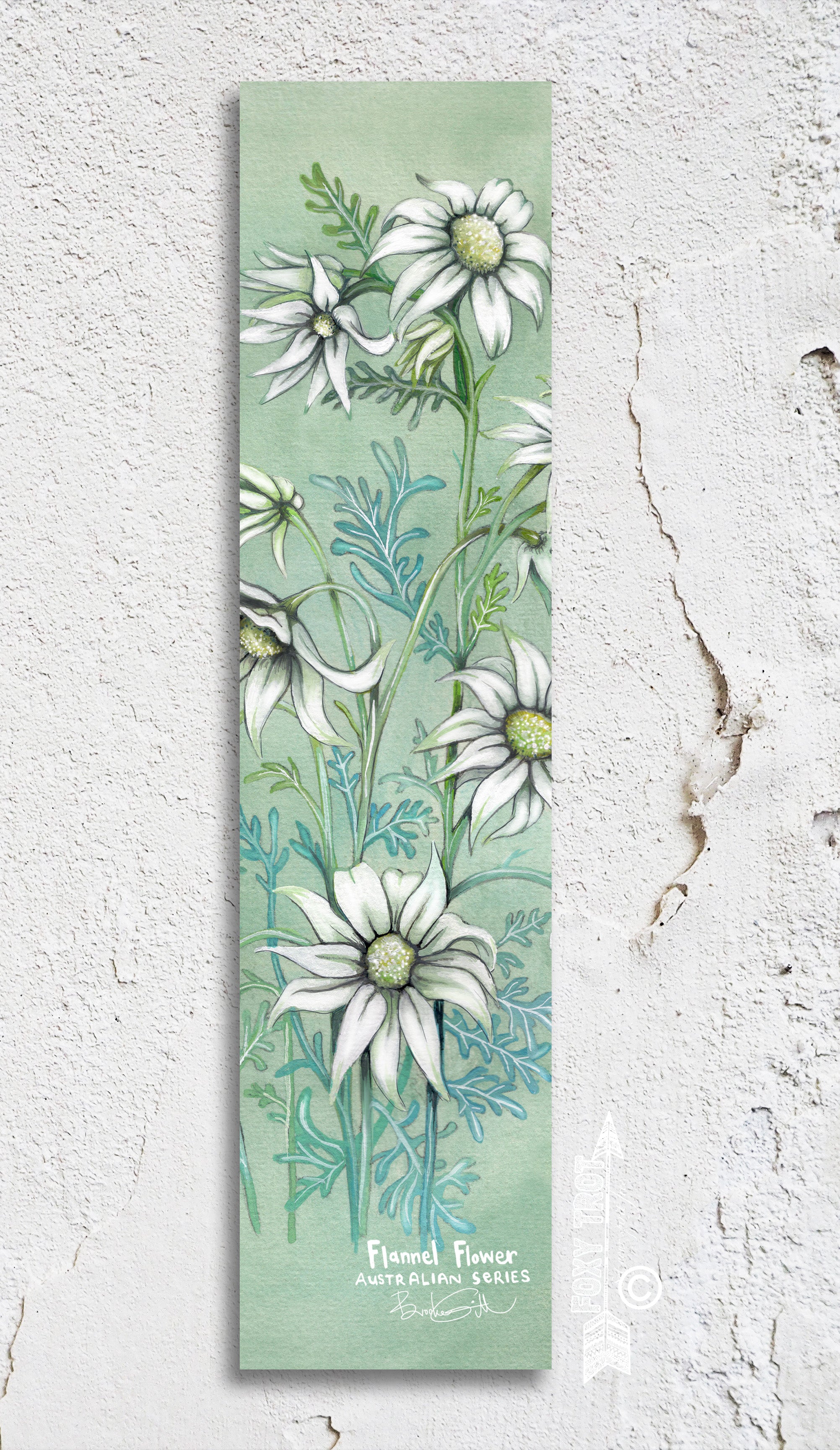 Flannel Flower Bookmark