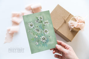 Flannel Flower Card