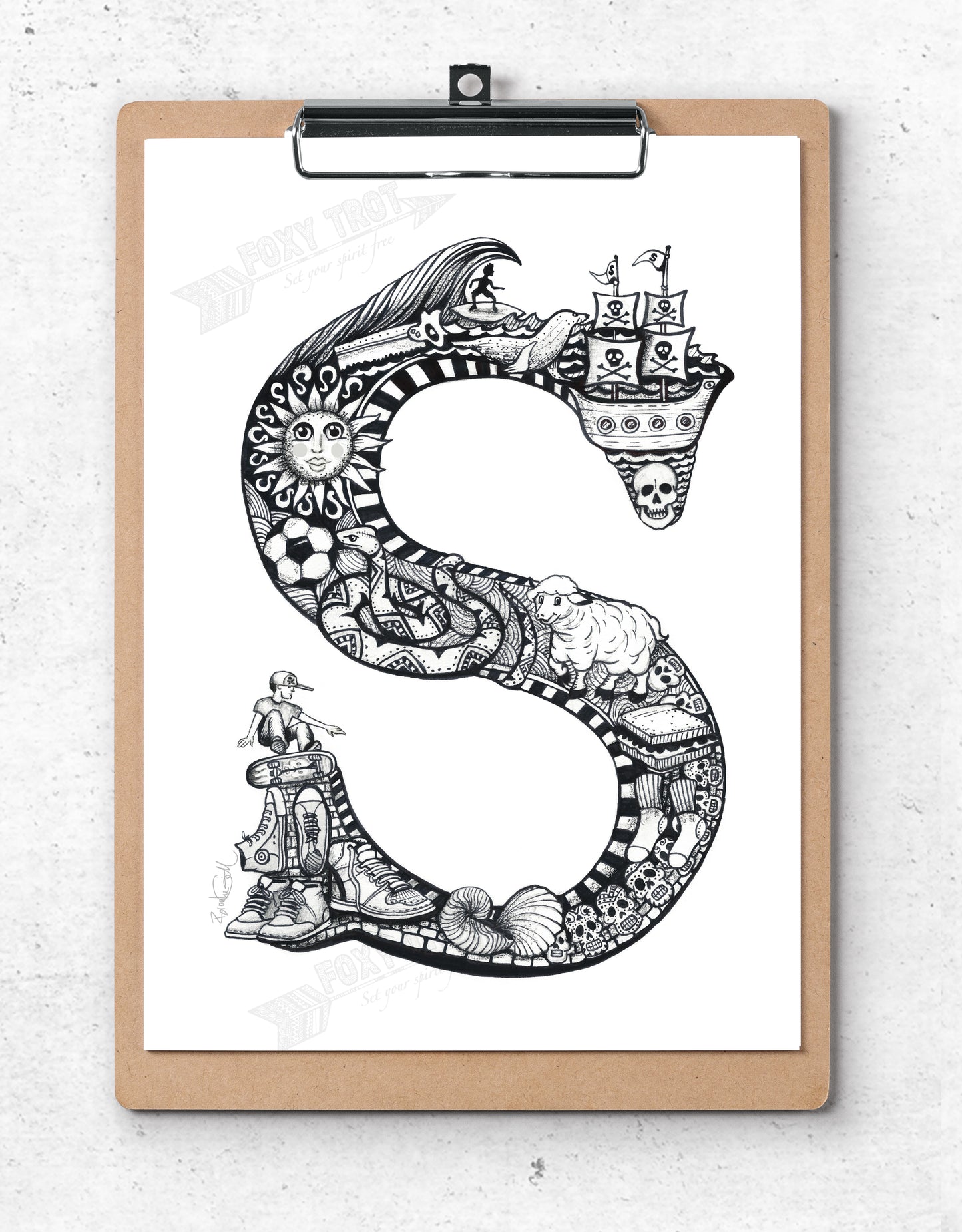 Inspirational Alphabet Bookmark S