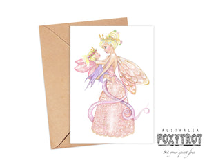 Princess and Queen Fairy Card