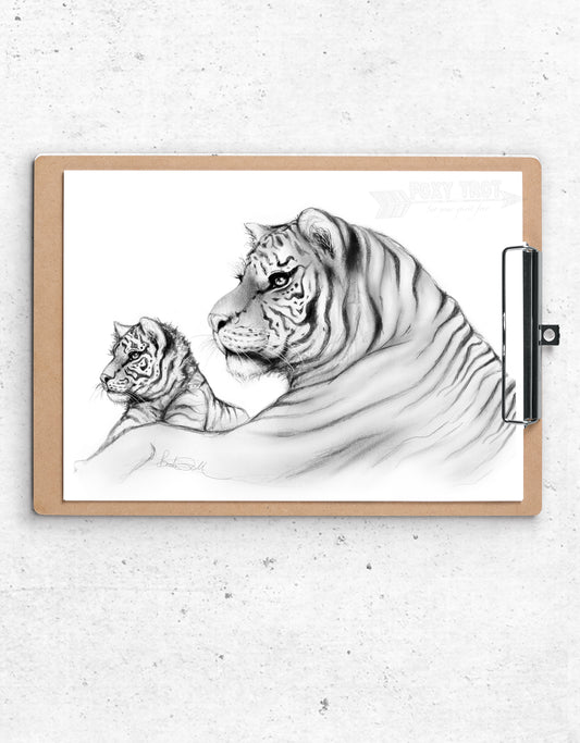 Mumma and Tiger Cub