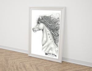 Wild Horse - Monochrome