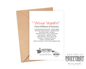 Vintage Vegemite Card
